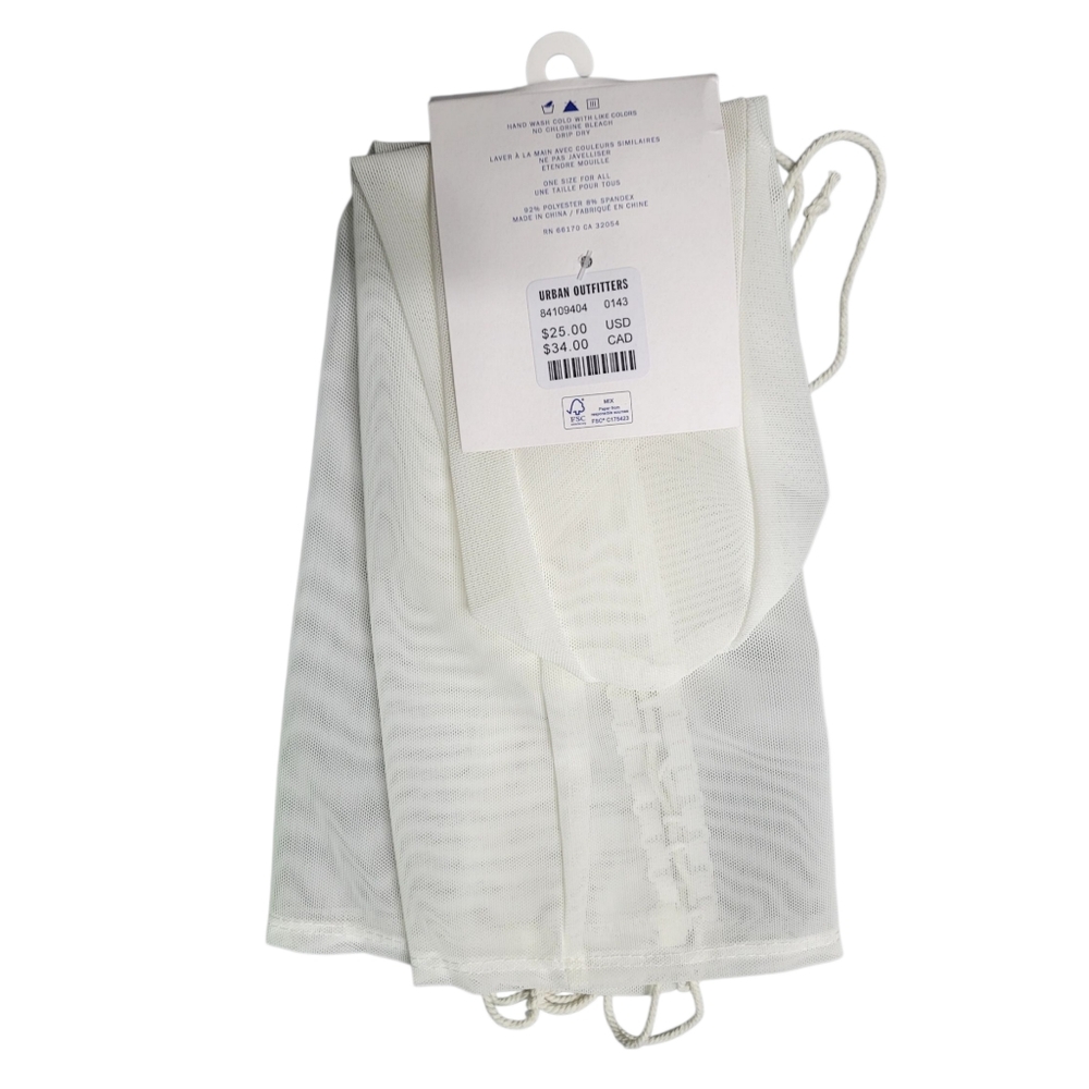 UO Lace-Up Corset Knee High Sock - Picture 7 of 7